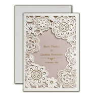 Cheap Laser cut wedding cards online, Budget Indian Invitations online, Wholesale Christian Wedding cards
